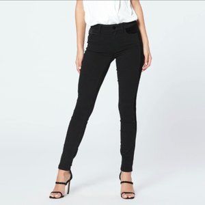 Paige Hoxton Ultra Skinny Black Velvet Pants
